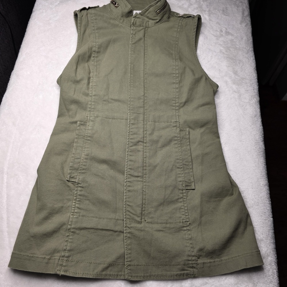 Cabi Explorer Vest Olive Army Green Utility #5101 Size XS